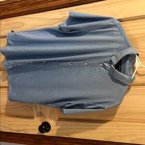 Men's Mizzen & Main Short Sleeve Button Up Patterned Shirt